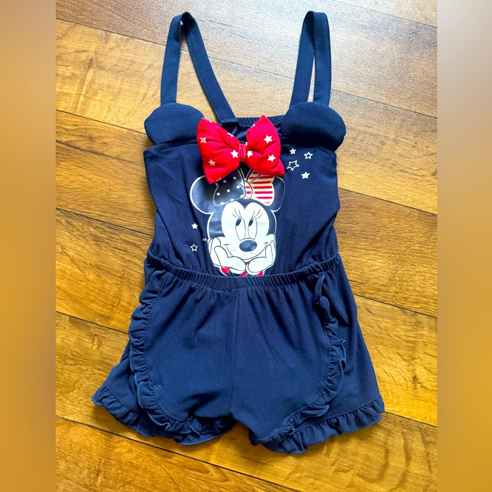 Disney Jr Minnie Mouse ruffle jumper 3T